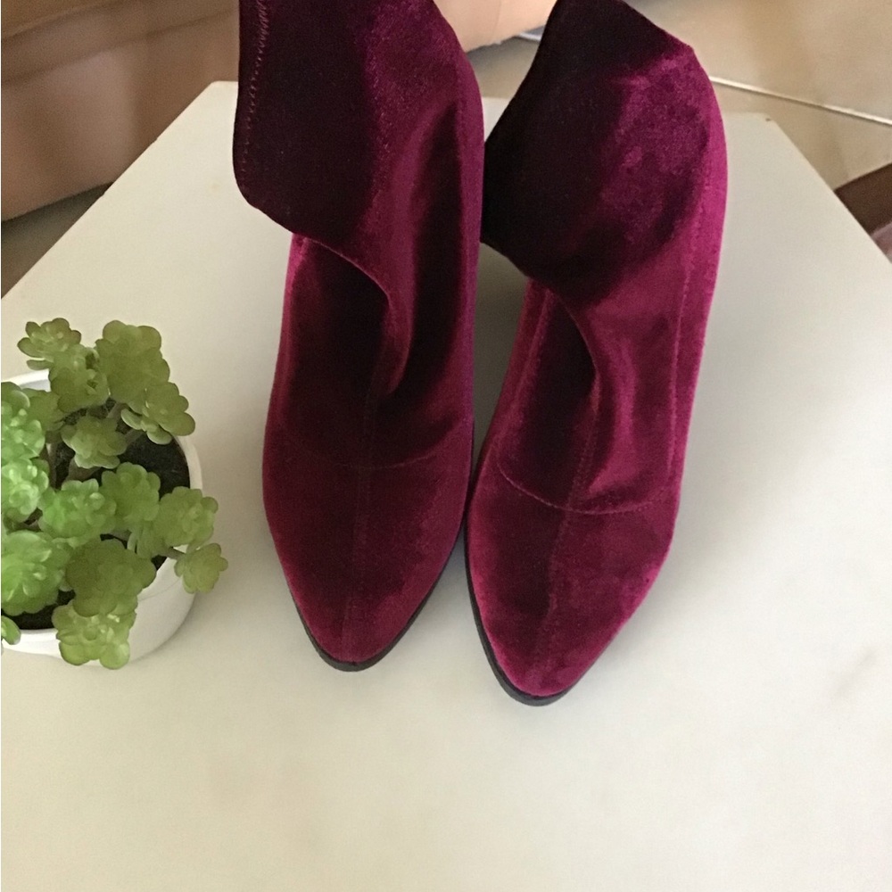Elegant Velvet Women's Boots